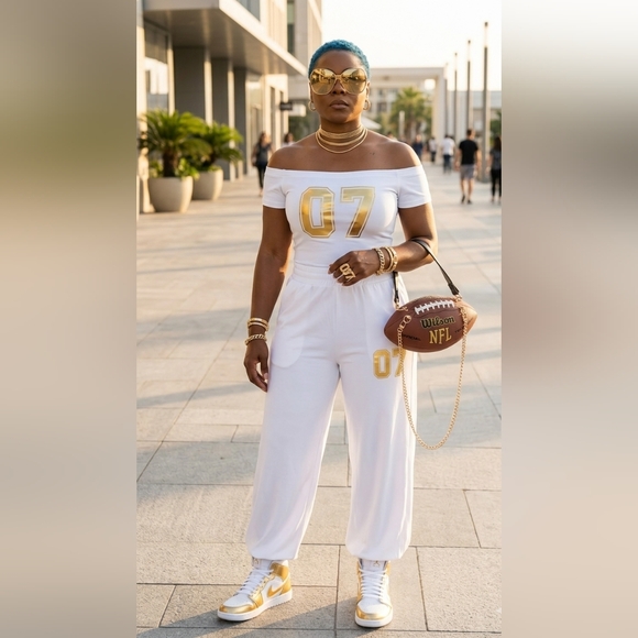 Handbags - HANDMADE Football Purse 🏈